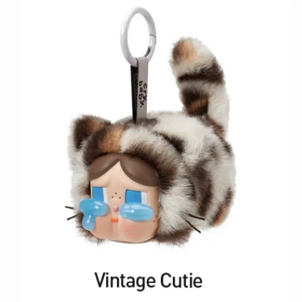 Pop Mart CRYBABY Wild but Cutie Series Vinyl Plush Charm Blind Box Vintage Cutie